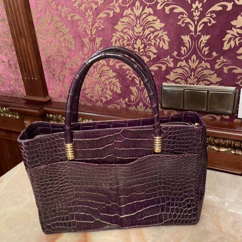 Zilli crocodile tote
